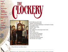 Tablet Screenshot of clockery.com